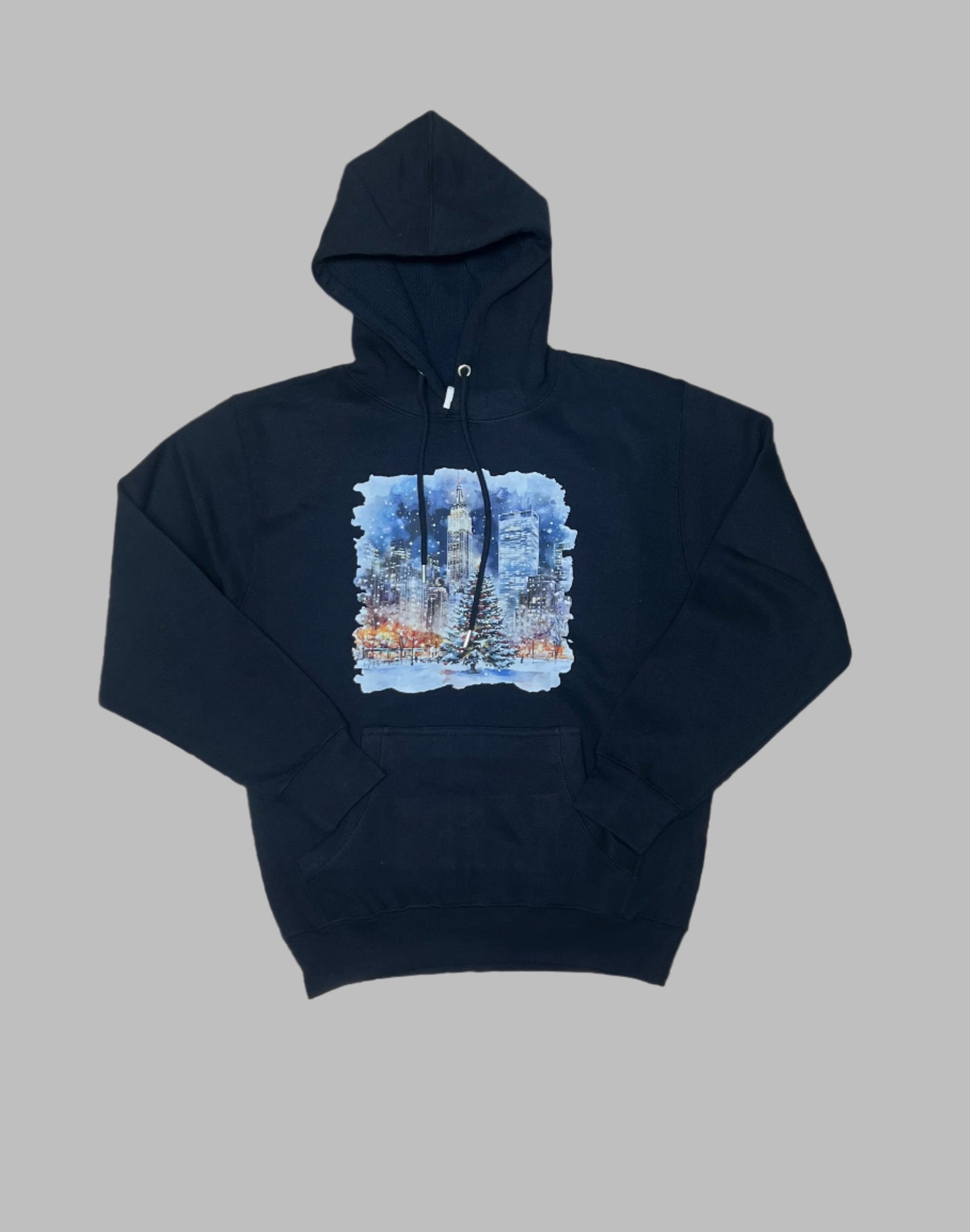 Navy Snow in NY Hoodie